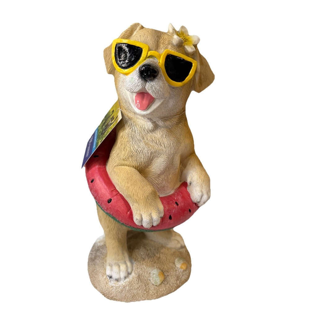 Humane Society LARGE Lab Puppy Dog‎ Beach Inner Tube Swimming Sunglasses 14" NWT